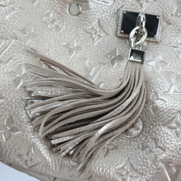 LOUIS VUITTON Cometo Handbag M95818 Monogram Shimmer Peche Pink Metallic Silv... - Picture 6 of 9